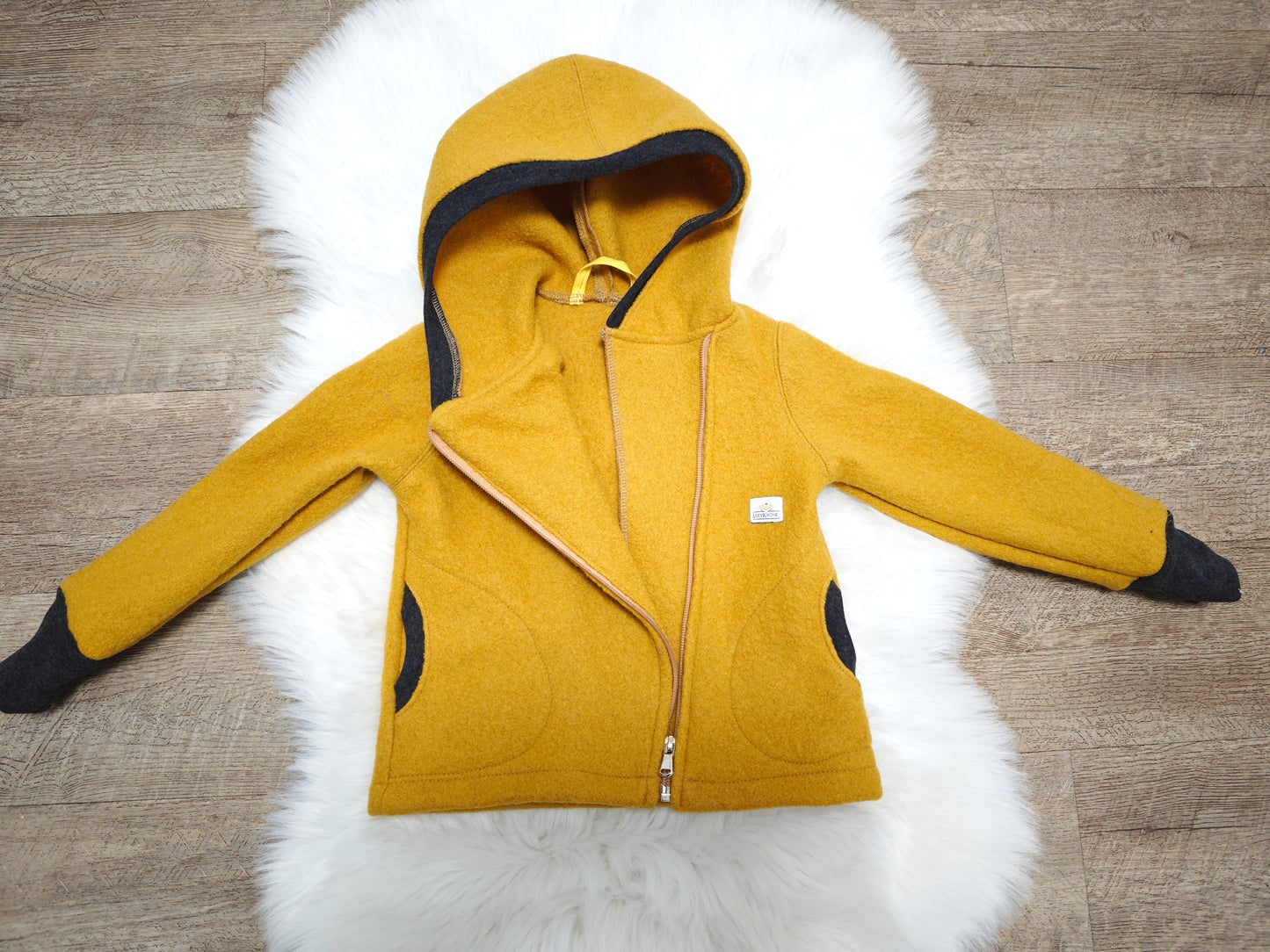 Walkjacke mit Reißverschluss Gr.116