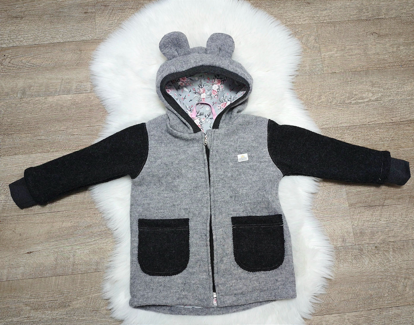 Wollwalk-Jacke Gr 104