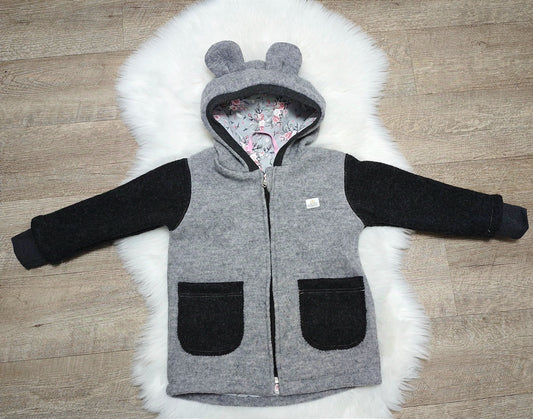 Wollwalk-Jacke Gr 104