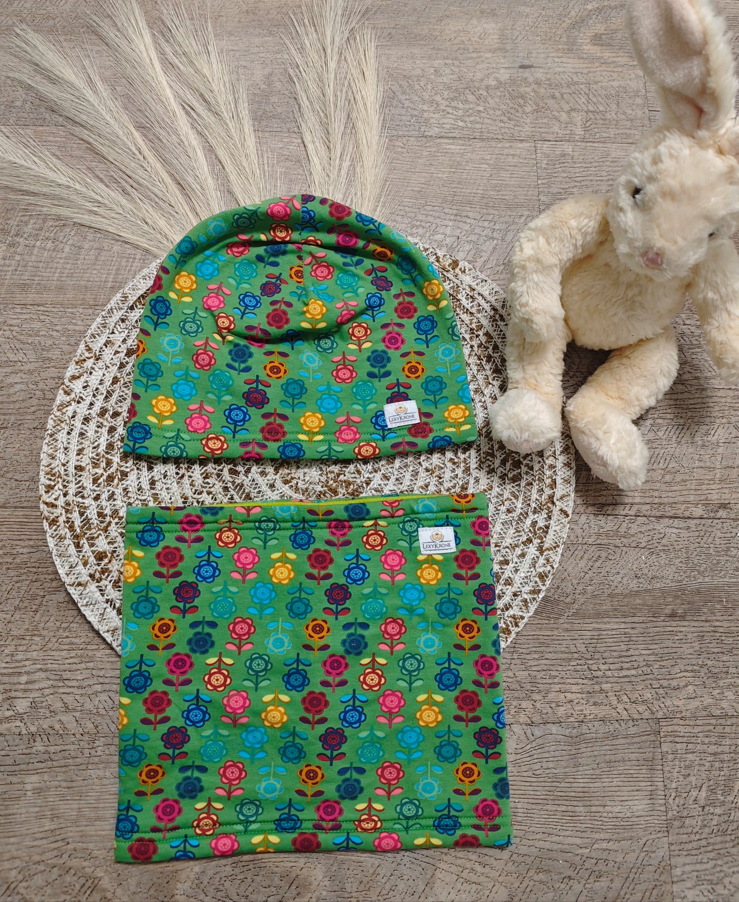 Beani mit Loop/Winter in Gr. XL